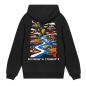 Preview: Art Mittelrhein Rückenprint Hoodie schwarz