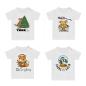 Preview: Baby Shirt kurzarm Weihnachtstiere