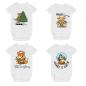 Preview: Baby Body kurzarm Weihnachtstiere
