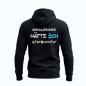 Preview: schwarzer Hoodie mit lustigem Tennis Spruch