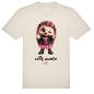 Preview: sandfarbenes T-Shirt Designfabrikanten mit Punk Igel und lustigem Spruch