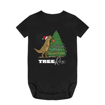 Preview: schwarzer Baby Body kurzarm Weihnachtstiere