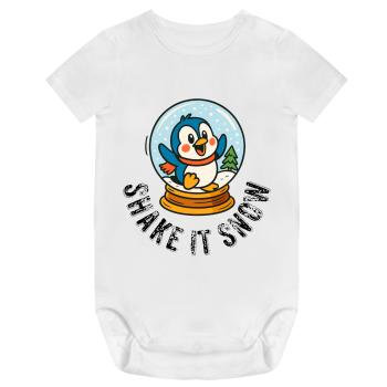 Baby Body kurzarm Weihnachtstiere