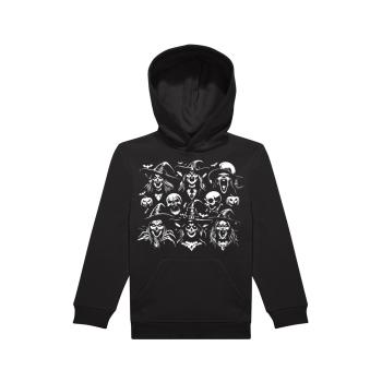 Witch Comic Hoodie Black&White