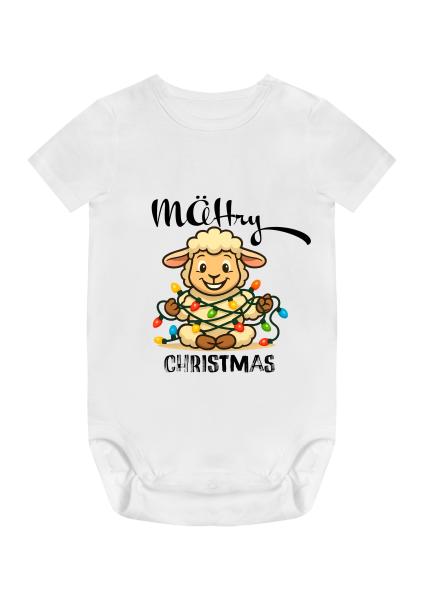 Baby Body kurzarm Weihnachtstiere