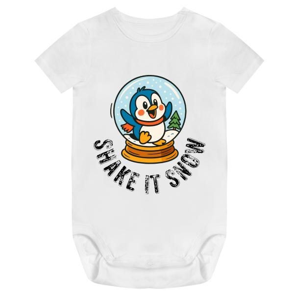 Baby Body kurzarm Weihnachtstiere