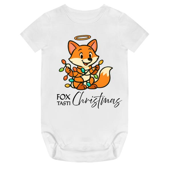 Baby Body kurzarm Weihnachtstiere