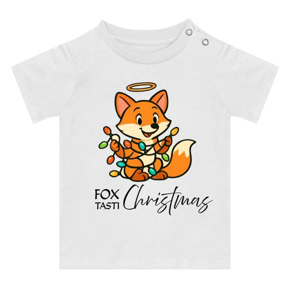 Baby Shirt kurzarm Weihnachtstiere
