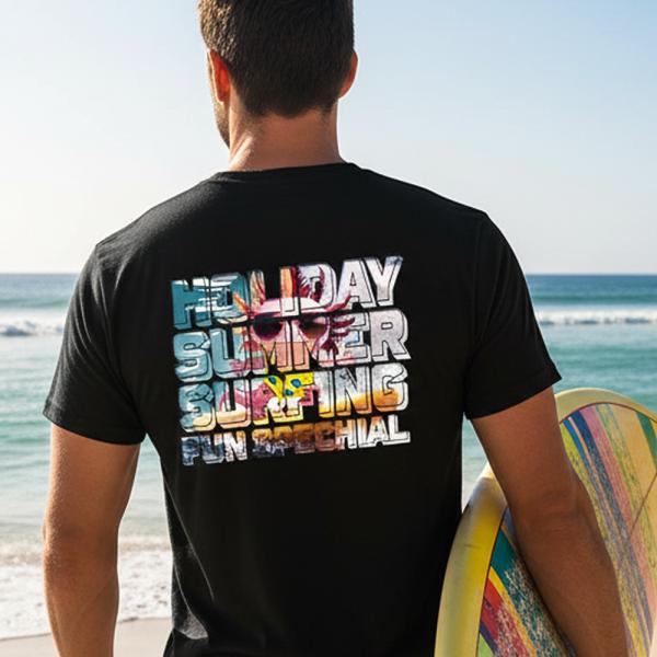 Men's Round Neck Basic T-Shirt - Kopie - Kopie