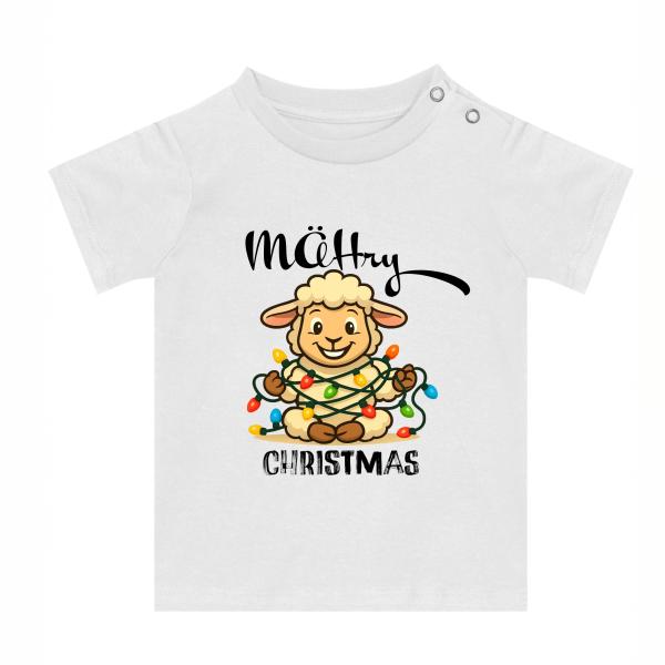 Baby Shirt kurzarm Weihnachtstiere