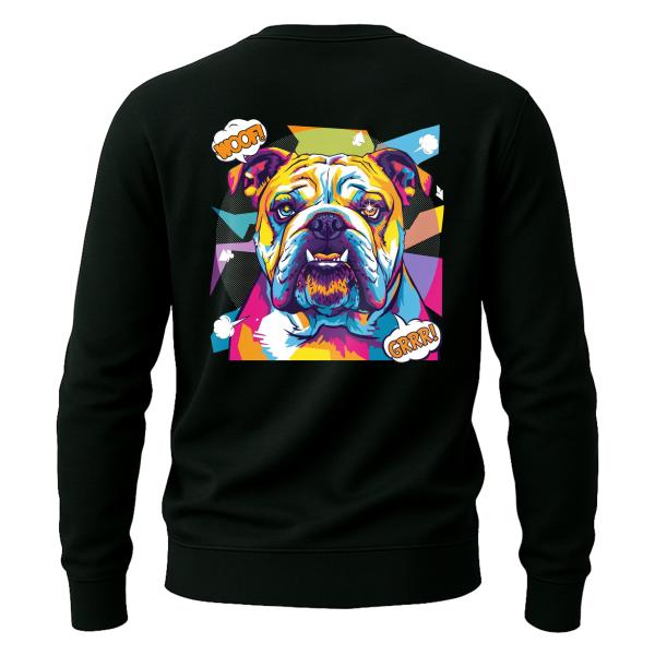 PoPARt englische Bulldogge Pullover