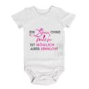 Mädchen Baby Body mit Spruch: Ein Leben ...